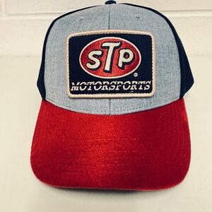 STP Motorsports Red and Blue Cap